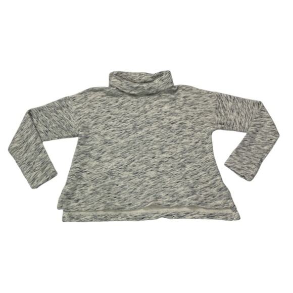 J. Crew Vintage Fleece Turtleneck Cozy Comfy Winter Long Sleeve Top Size S - Picture 1 of 8